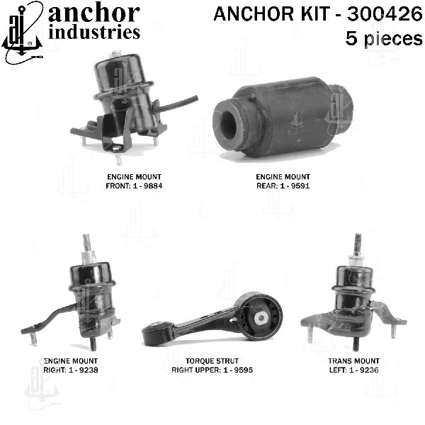 2011-2014 Toyota Sienna Engine Mount Kit (Anchor)