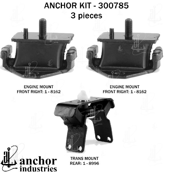 1998-1999 Toyota Tacoma Engine Mount Kit (Anchor)