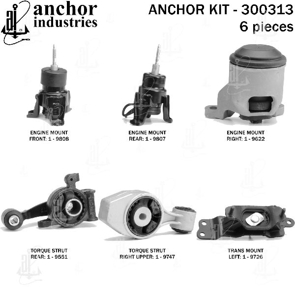 2015-2023 Nissan Maxima Engine Mount Kit (Anchor)