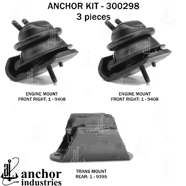 2001-2003 INFINITI QX4 Engine Mount Kit (Anchor)