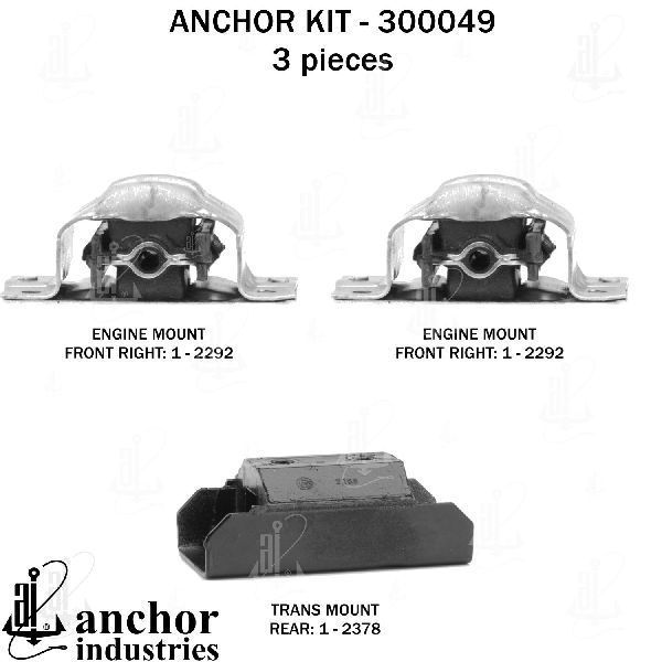 1970-1981 GMC Jimmy Engine Mount Kit (Anchor)