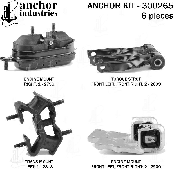 1999-2006 Pontiac Montana Engine Mount Kit (Anchor)