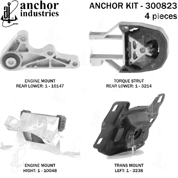 2004-2006 Volvo S40 Engine Mount Kit (Anchor)