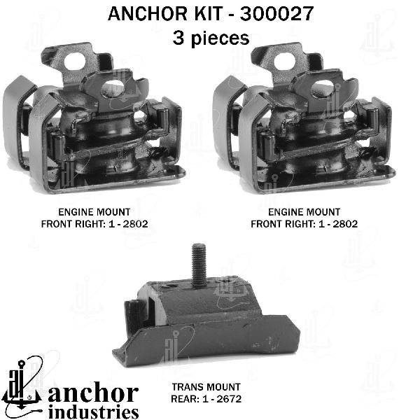 1996-2004 GMC Jimmy Engine Mount Kit (Anchor)