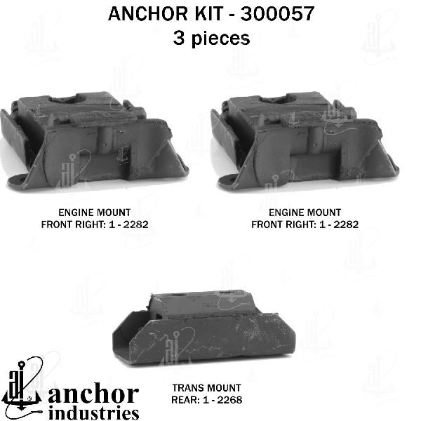 1970-1972 GMC Jimmy Engine Mount Kit (Anchor)