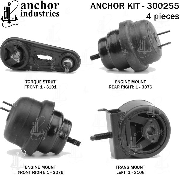 2004-2007 Ford Freestar Engine Mount Kit (Anchor)
