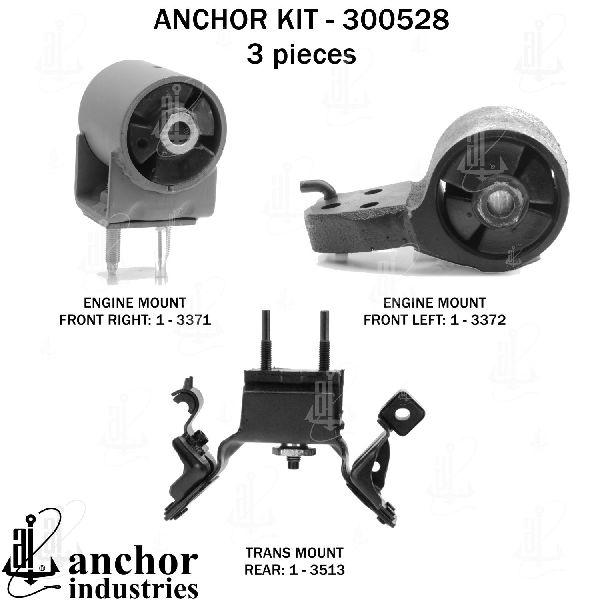 2010-2014 Ford F-150 Engine Mount Kit (Anchor)