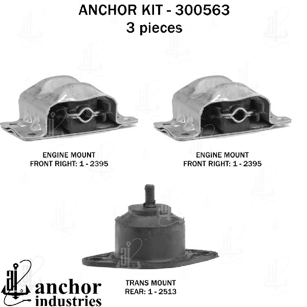 1984-1986 GMC C1500 Engine Mount Kit (Anchor)