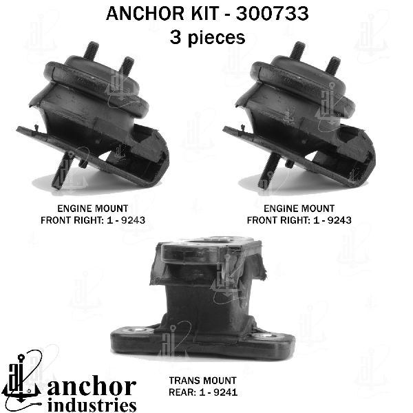 1999-2008 Chevrolet Tracker Engine Mount Kit (Anchor)