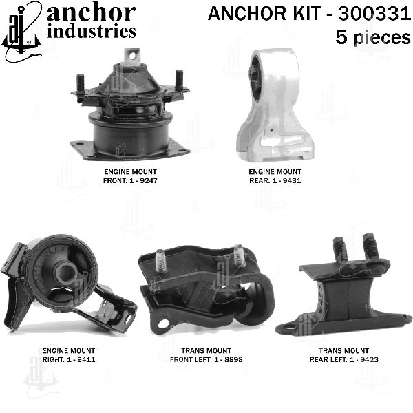 2005-2006 Honda Odyssey Engine Mount Kit (Anchor)