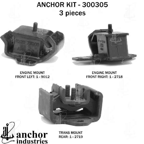 2000-2004 Nissan Xterra Engine Mount Kit (Anchor)