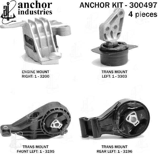 2013-2019 Cadillac XTS Engine Mount Kit (Anchor)