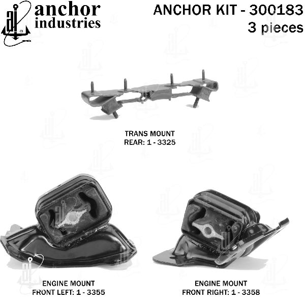 2008-2012 Dodge Nitro Engine Mount Kit (Anchor)