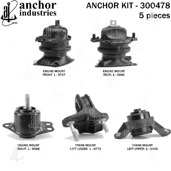 2015-2020 Acura TLX Engine Mount Kit (Anchor)