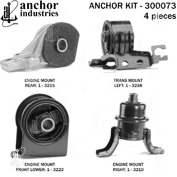 2005-2011 Mazda Tribute Engine Mount Kit (Anchor)