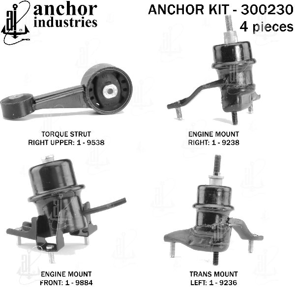 2007-2017 Toyota Camry Engine Mount Kit (Anchor)