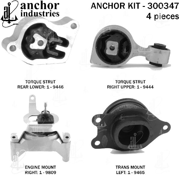 2007-2018 Nissan Altima Engine Mount Kit (Anchor)
