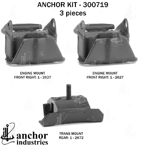 1992-1995 GMC Jimmy Engine Mount Kit (Anchor)