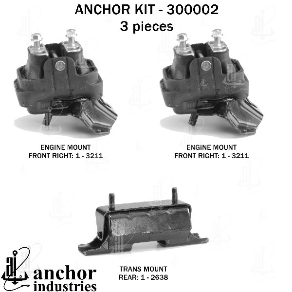 2007-2013 Chevrolet Avalanche Engine Mount Kit (Anchor)