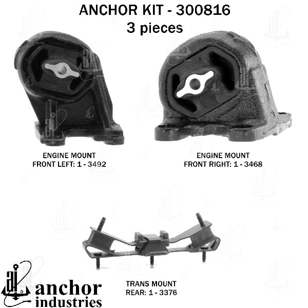 2014-2018 Ram 3500 Engine Mount Kit (Anchor)