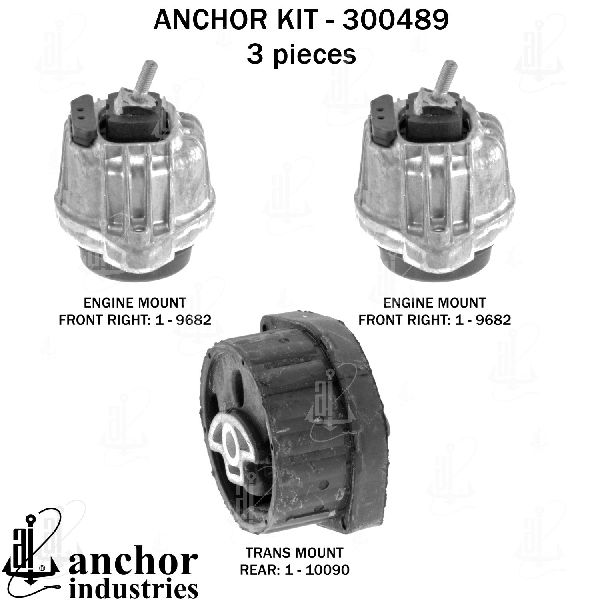 2012-2015 BMW X1 Engine Mount Kit (Anchor)