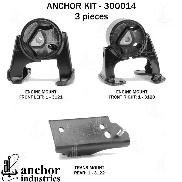2004-2012 GMC Canyon Engine Mount Kit (Anchor)