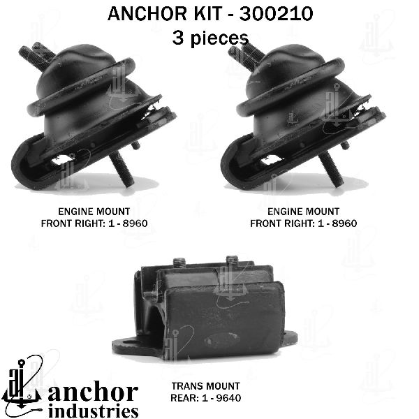 2000-2004 Nissan Xterra Engine Mount Kit (Anchor)