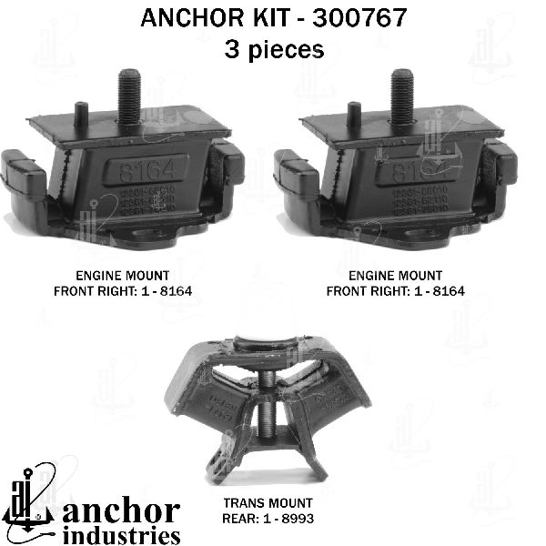 1996-2000 Toyota 4Runner Engine Mount Kit (Anchor)