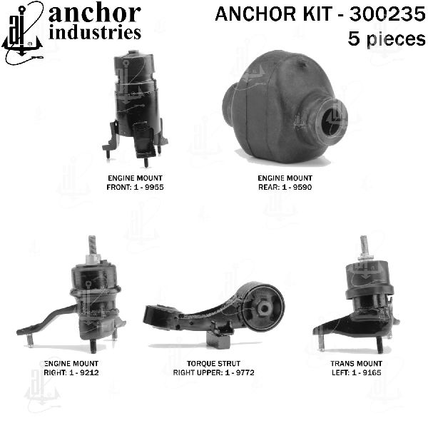 2008-2010 Toyota Highlander Engine Mount Kit (Anchor)