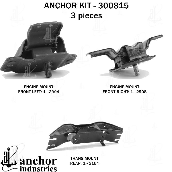 1999-2004 Ford Mustang Engine Mount Kit (Anchor)