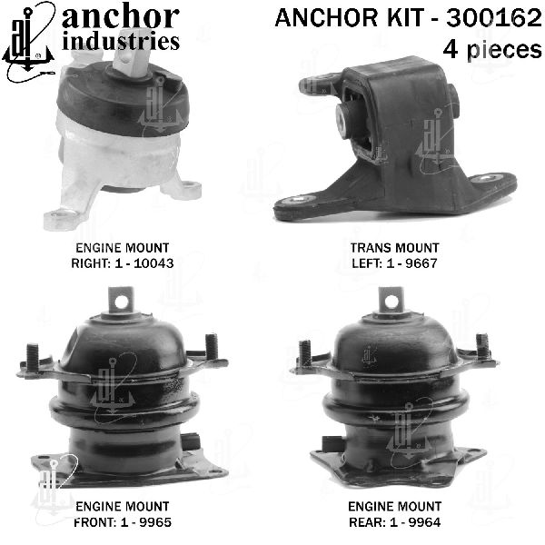 2017-2020 Honda Ridgeline Engine Mount Kit (Anchor)