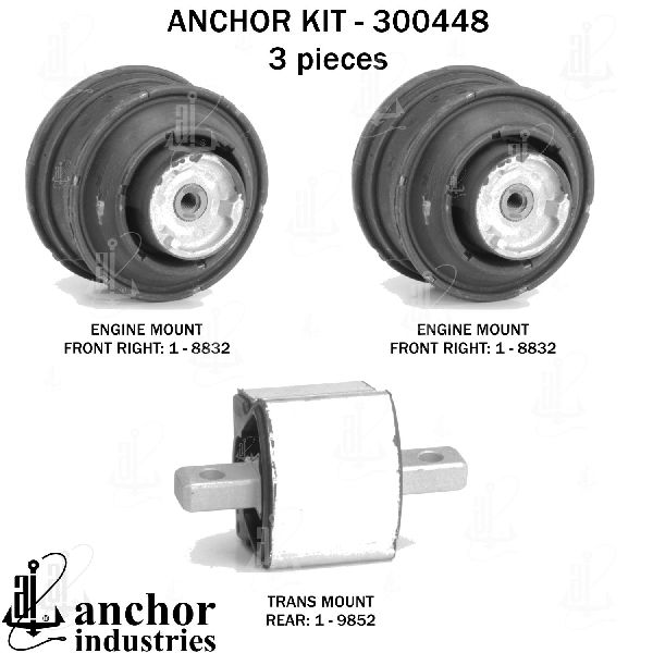 2006 Mercedes-Benz S350 Engine Mount Kit (Anchor)