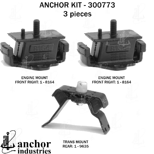 1996-1998 Toyota 4Runner Engine Mount Kit (Anchor)