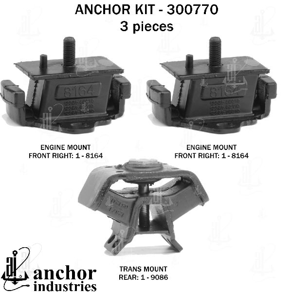 1993-1994 Toyota 4Runner Engine Mount Kit (Anchor)