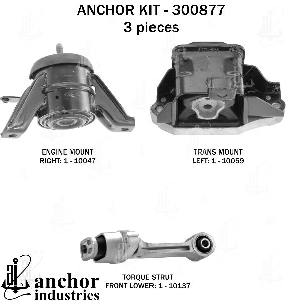 2015-2019 Hyundai Sonata Engine Mount Kit (Anchor)