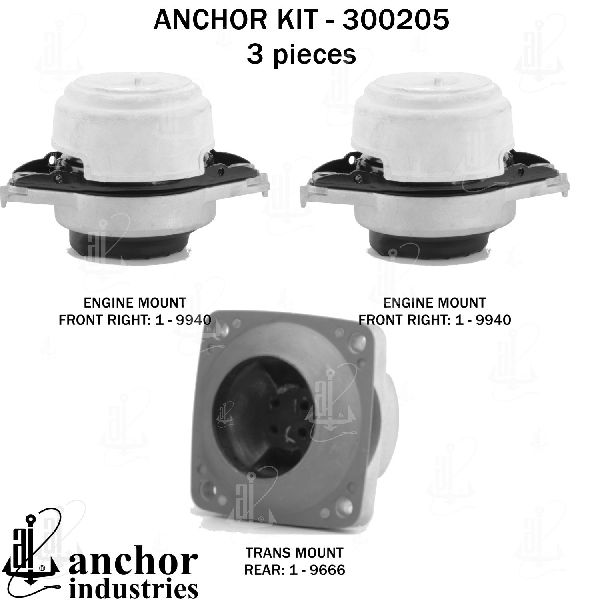 2012-2015 Mercedes-Benz ML350 Engine Mount Kit (Anchor)
