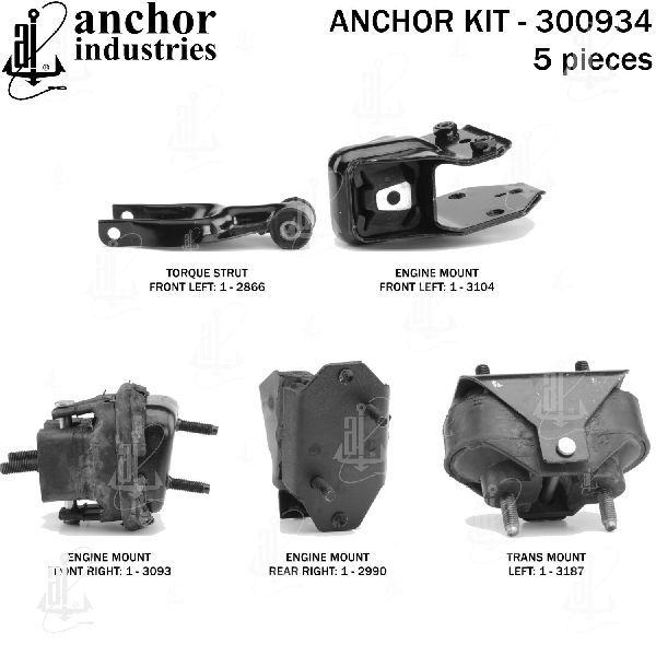 2008-2009 Buick Allure Engine Mount Kit (Anchor)