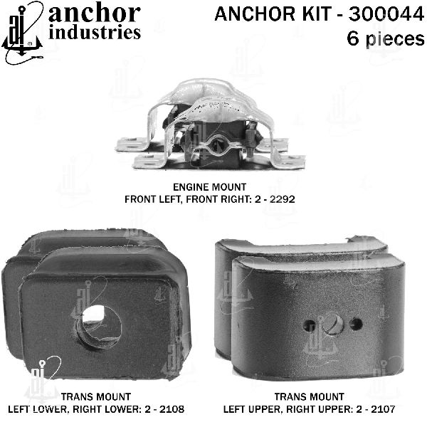 1973-1984 GMC Jimmy Engine Mount Kit (Anchor)