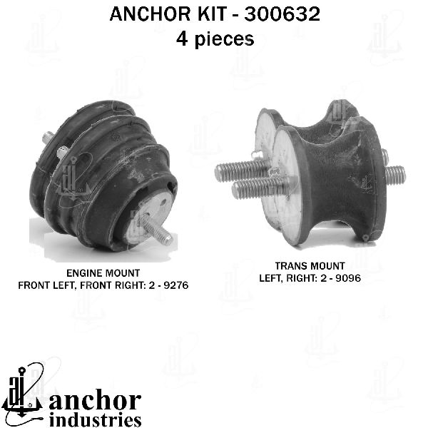2001-2003 BMW 530i Engine Mount Kit (Anchor)