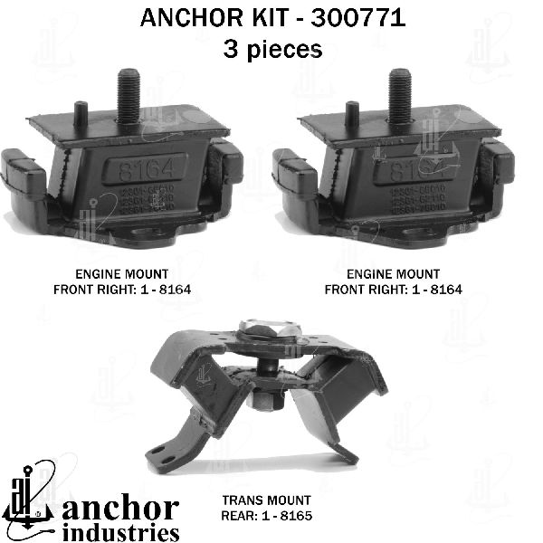 1988-1995 Toyota Pickup Engine Mount Kit (Anchor)