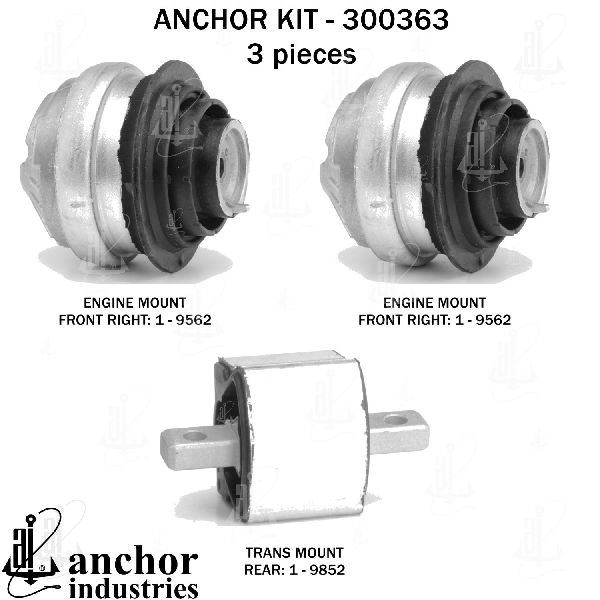 2006-2007 Mercedes-Benz C280 Engine Mount Kit (Anchor)