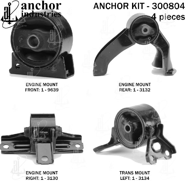 2008-2013 Mitsubishi Outlander Engine Mount Kit (Anchor)