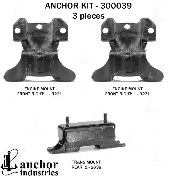 2007 Chevrolet Silverado 1500 Classic Engine Mount Kit (Anchor)