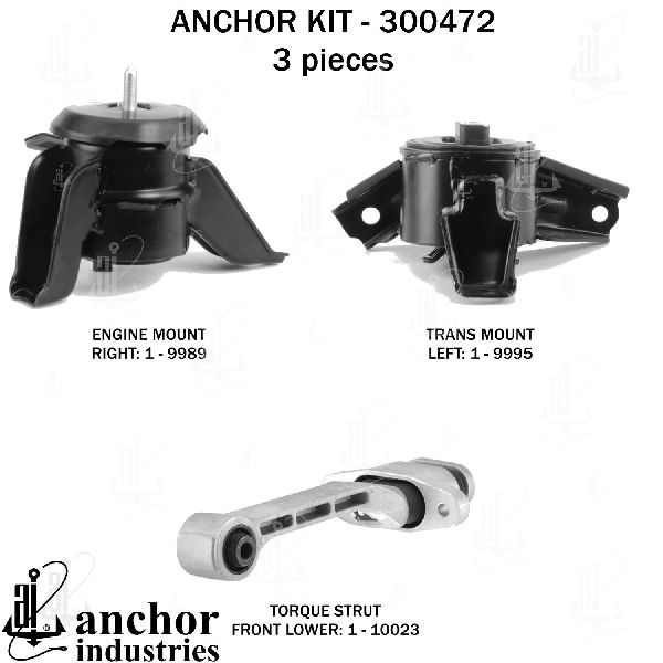 2019-2020 Hyundai Santa Fe Engine Mount Kit (Anchor)