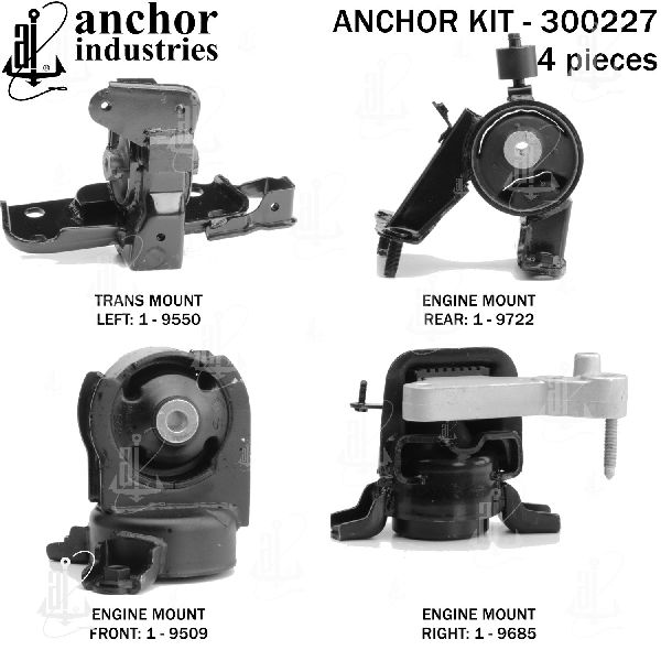 2006-2012 Toyota RAV4 Engine Mount Kit (Anchor)