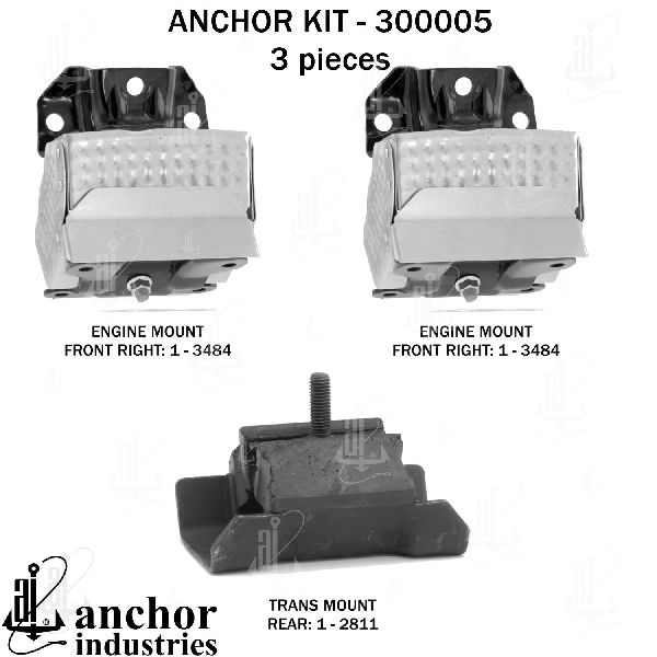2007-2013 Chevrolet Avalanche Engine Mount Kit (Anchor)