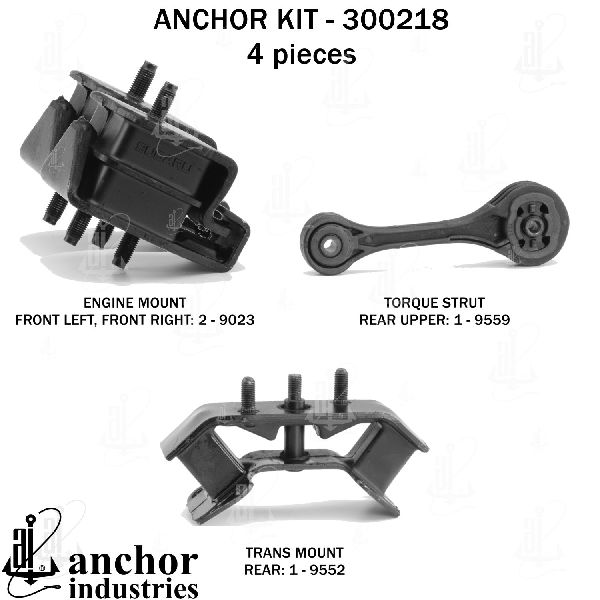 2005 Saab 9-2X Engine Mount Kit (Anchor)
