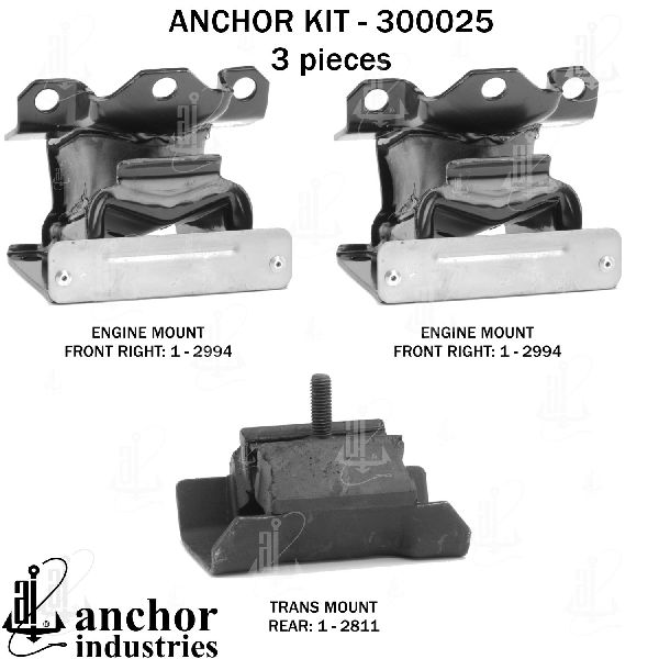 2007 Chevrolet Silverado 1500 Classic Engine Mount Kit (Anchor)