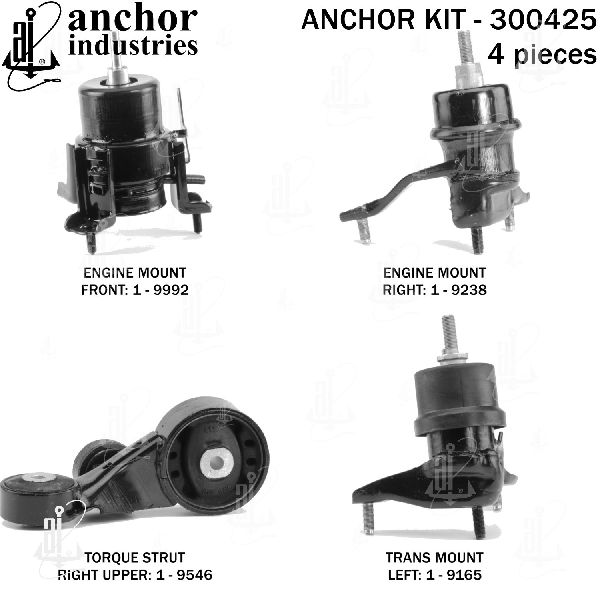 2007-2010 Toyota Sienna Engine Mount Kit (Anchor)