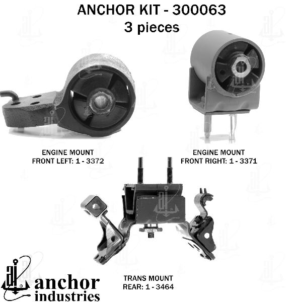 2015-2017 Lincoln Navigator Engine Mount Kit (Anchor)